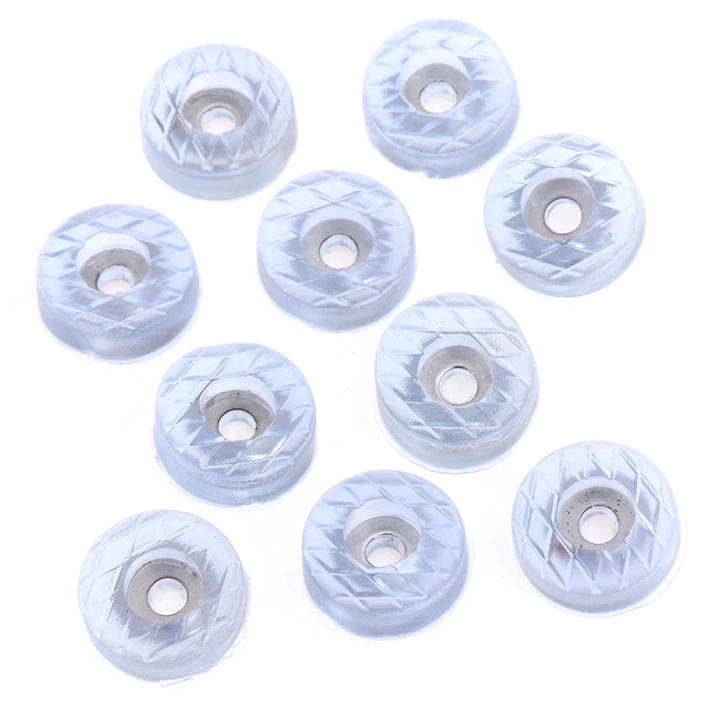 Silicone Soft Non-slip Pads Chair Table Feet Leg Bottom Pads Furniture Sofa Stool Foot Covers Floor Protectors 10pcs