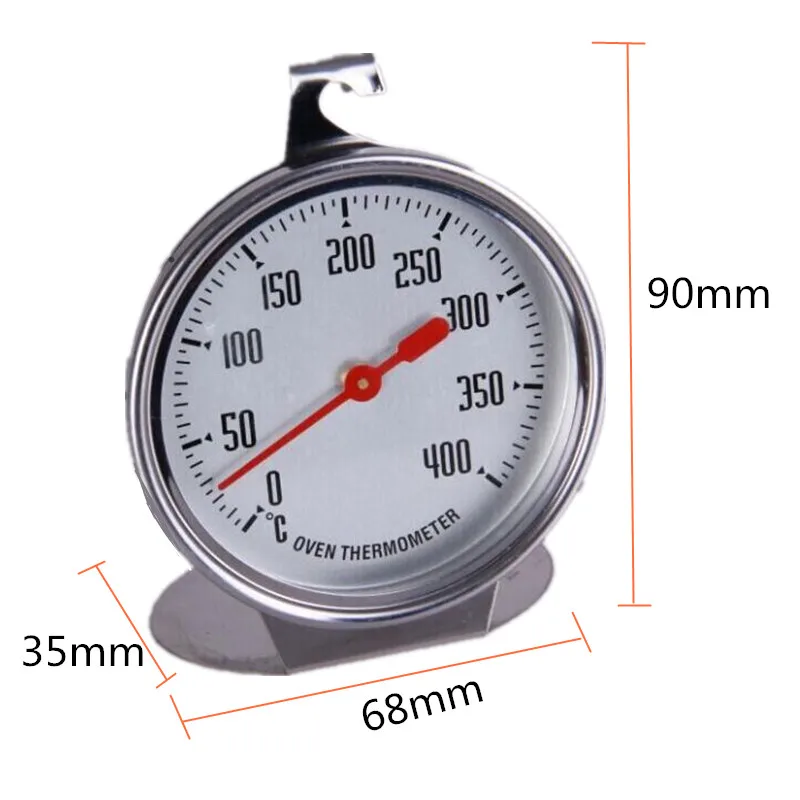 0-400 Degree Oven Thermometer Large Diameter