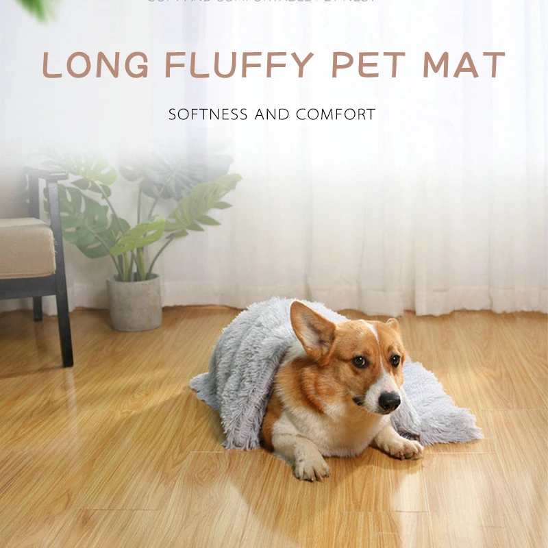 Dog Blanket Soft Cat Bed Mat Warm Pet Pad Soft Plush Sofa for Dog Mattress Breathable Moisture-repellent Cat Kennel Nest Cushion