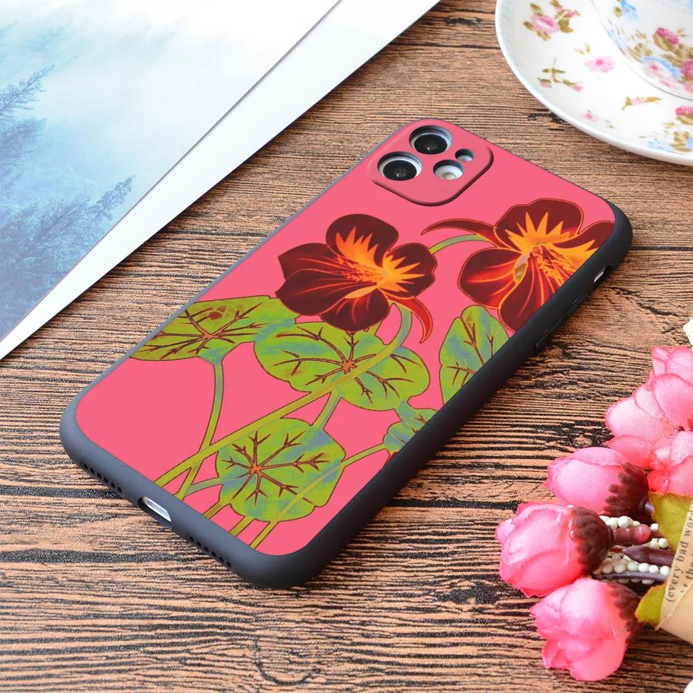 

For iPhone Capucines Print Soft Matt Apple iPhone Case