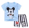 Brand Designer Cartoon Clothing Mickey Mouse Baby Boy Summer Clothes T-shirt+shorts Baby Girl Casual Clothing Sets ► Photo 3/6