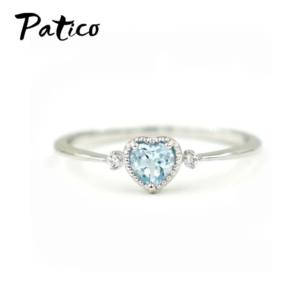 Совершенно новые женские бриллиантовые серебряные кольца в европейском стиле