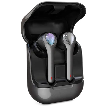 

Fivetech TWS wireless bluetooth headset 5.0HIFI smart touch with microphone charging box in-ear waterproof for iOSAndroid phones