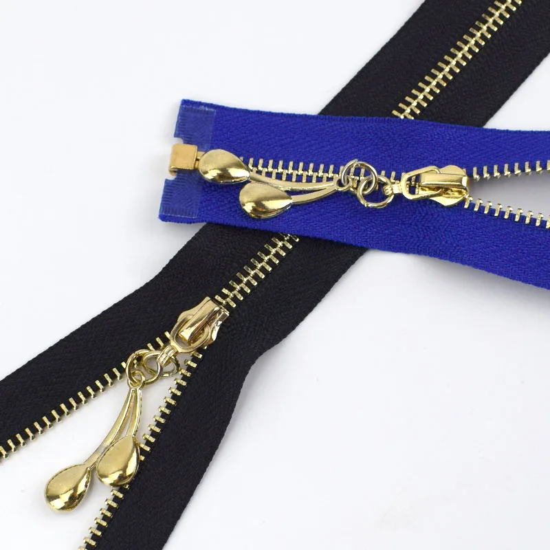 2Pcs40-70cm 3# металлическая застежка-молния Авто замок open-конец воды падение силдер молния для шитья сумка аксессуары молния длинная молния