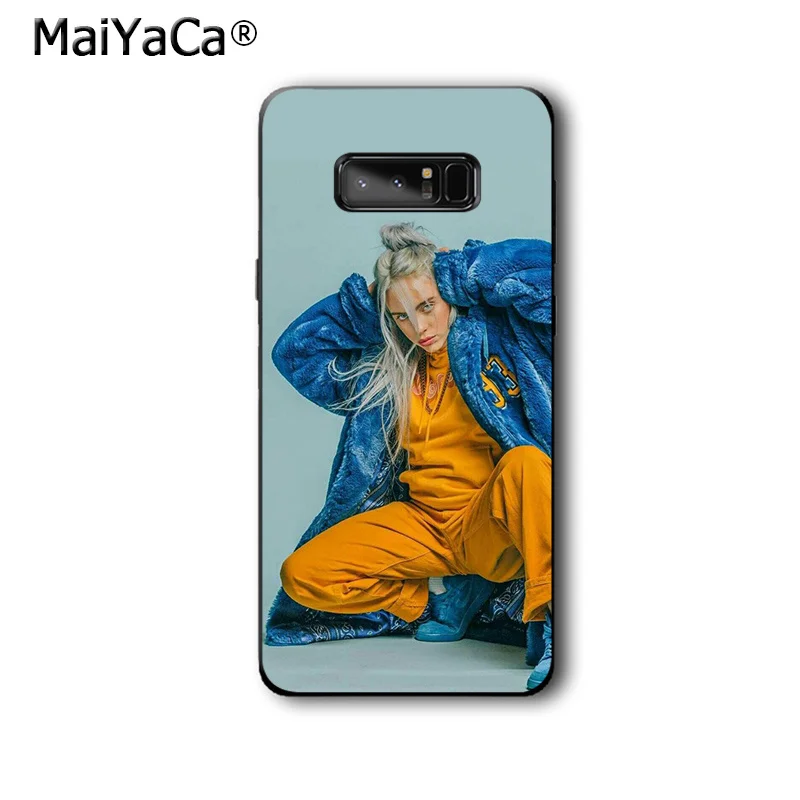 MaiYaCa Billie Eilish Горячая музыка певица звезда чехол для телефона для samsung обратите внимание на возраст 3, 4, 5, 7, 8, 9, 10 pro A7 A10 A40 A50 A70 J7