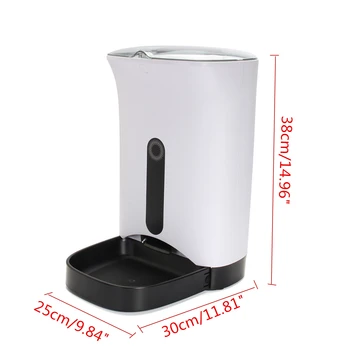

New Wifi Automatic Pet Feeder Dog Cat Feeding Dry Food Plastic Bowl Automatic Dispenser Camera Timer Pet Dog Feeder Puppy Suppli