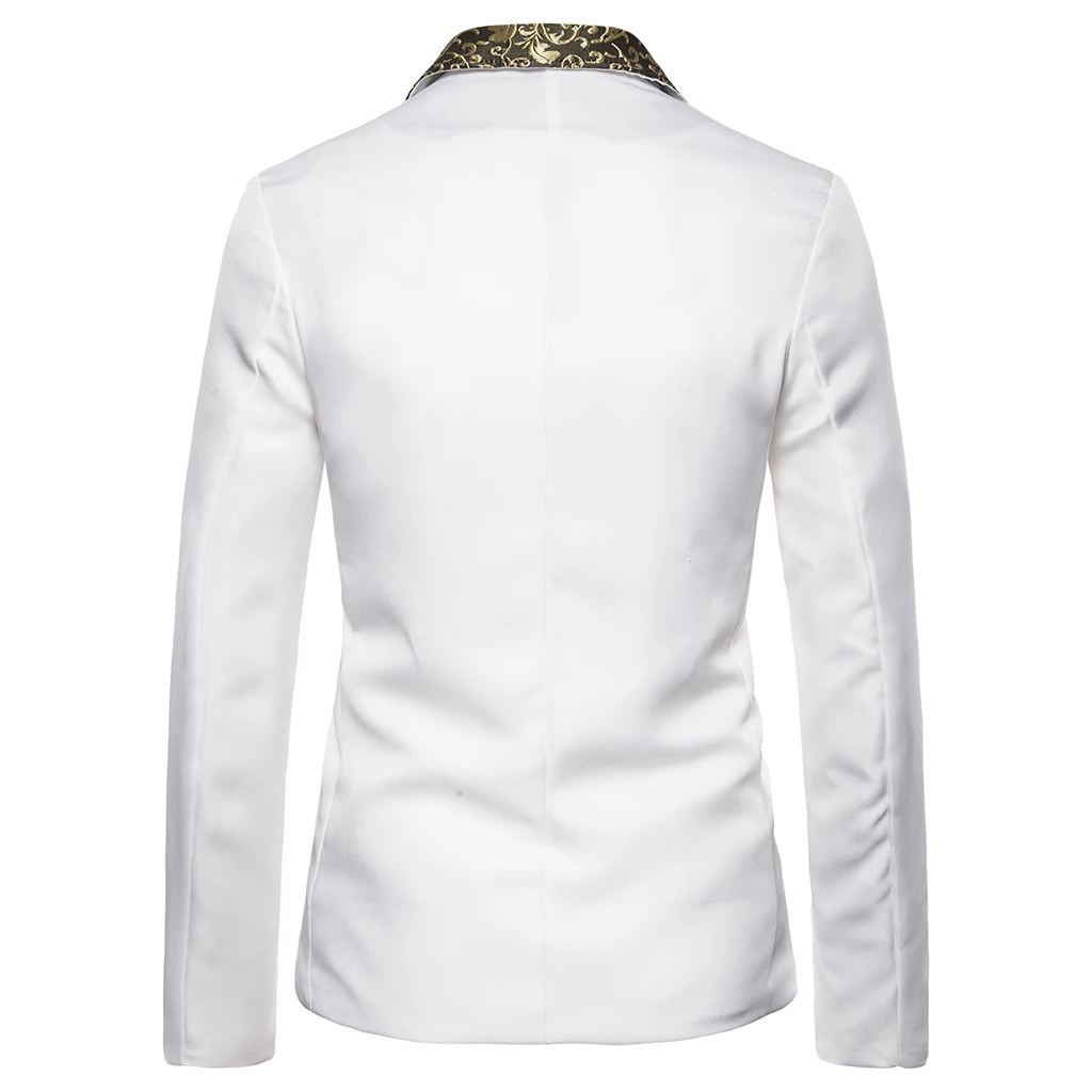 Puimentiua Men's suit pattern shawl lapel tailor making wedding groom tuxedo men's suit jacket slim suit best men's party NEW Puimentiua Men's suit pattern shawl lapel tailor making wedding groom tuxedo men's suit jacket slim suit best men's party NEW