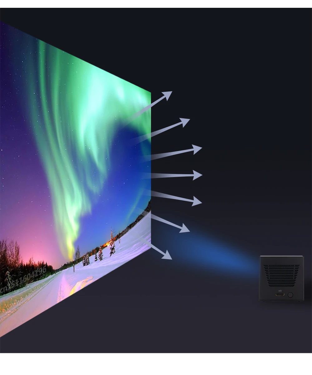 Тора Дола мини Портативный проектор C80 1080P Поддержка 4K для дома с Android 7 0 WI FI 3400 мА/ч