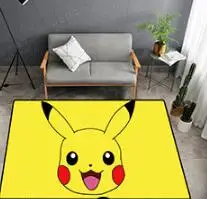 Аниме Pikachu GO Pokemon дверной коврик, ковер, напольный коврик для спальни, нескользящий коврик, Мультяшные подарки