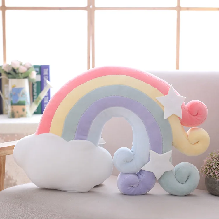 Янчжоу takara tomy Хуэй Новинка Творческий подушка радуги подушки декорации комнат, отправьте Для мужчин и Для женщин друзей свежий небольшие подарки
