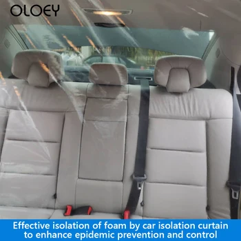 

Car Anti-Epidemic Ordinary Layout Operation Conveninently Partition Screen Protection Film for Uber Taxi Driver 1.37x1.8m