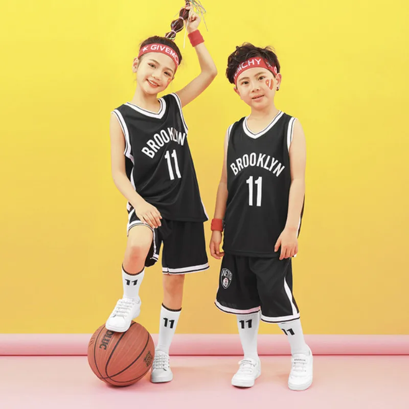 cute baby suit Kids Boys Girls Summer Children Sports Jerseys T-shirt Shorts Tracksuit 2Pcs Basketball Team Suit Clothing Set Outwear kid suits Clothing Sets