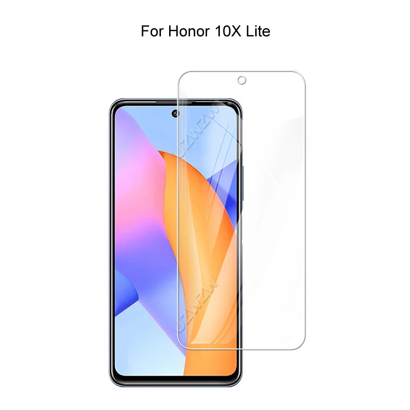 For Honor 10X Lite Screen Protector Protective Tempered Glass 9H Hardness 2.5D 0.26mm | Мобильные телефоны и аксессуары