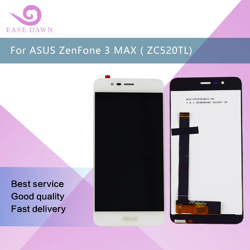 ЖК-дисплей IPS для Asus Zenfone 3 ZC520TL X008D экран с сенсорной панелью и дигитайзером в сборе