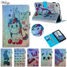 Wekays For Amazon Fire HD 10 Cartoon Glitter Leather Fundas Case For Amazon Kindle Fire HD10 HD 10 2017 10 inch eBook Cover Case