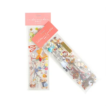 

9 Sheets A Pack Romantic Life Flower Girl Vintage Fashion PET Masking Tape DIY Decoration Supplies Free Shipping