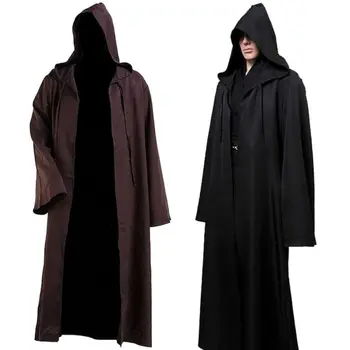 

Black Cloak Cosplay Dress Up Clothes Adult Sleeve Code Halloween Costume Roll Play Cool Sets