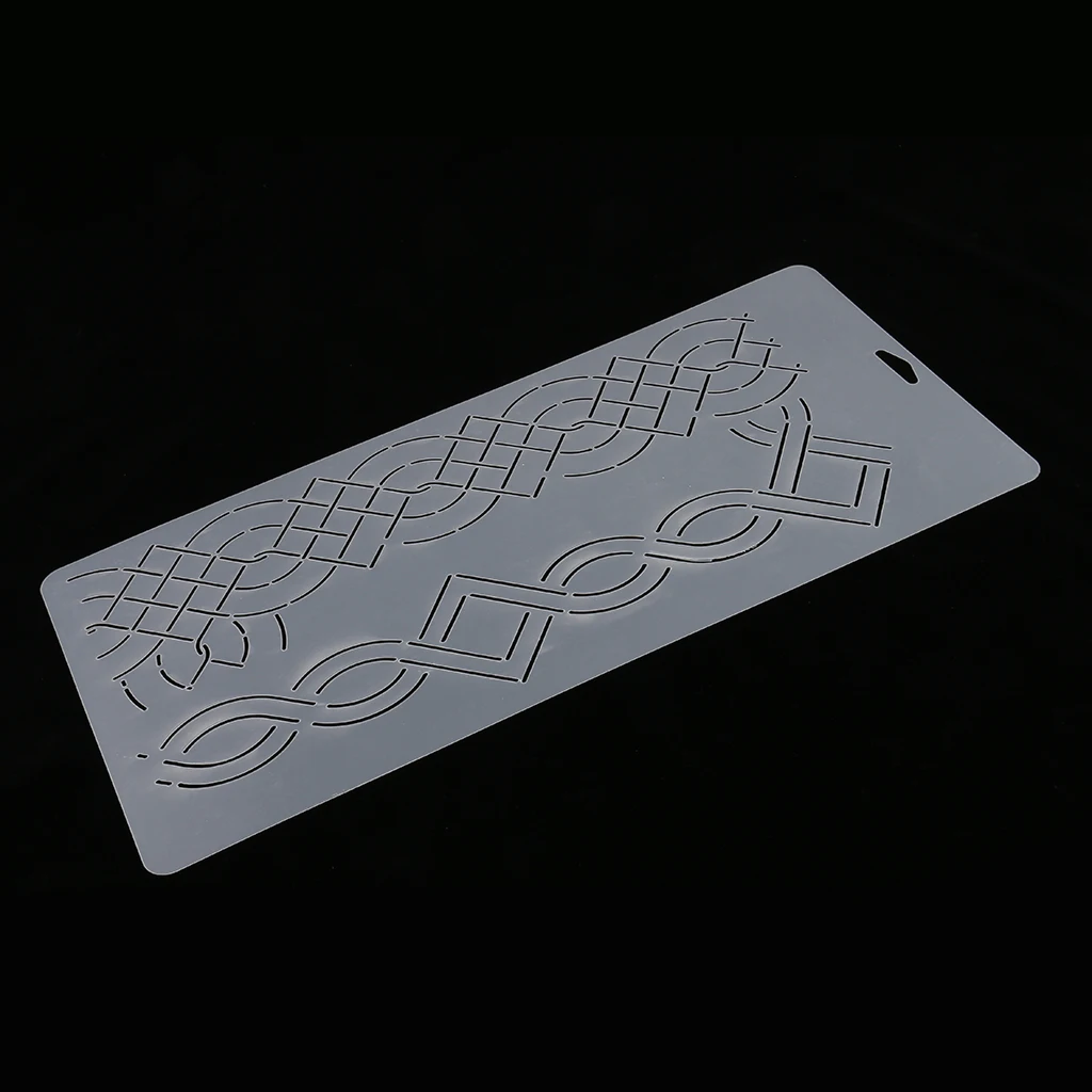 

DIY Plastic Quilting Stencil Template Tool for DIY Patchwork Sewing Craft #7