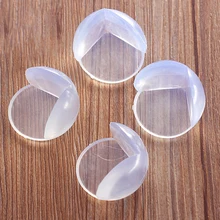 Cubierta de borde de protección de ángulo redondo, diseño práctico y cómodo, amigable con el usuario, protectores para las esquinas de las mesas chico seguro, 4 Uds.