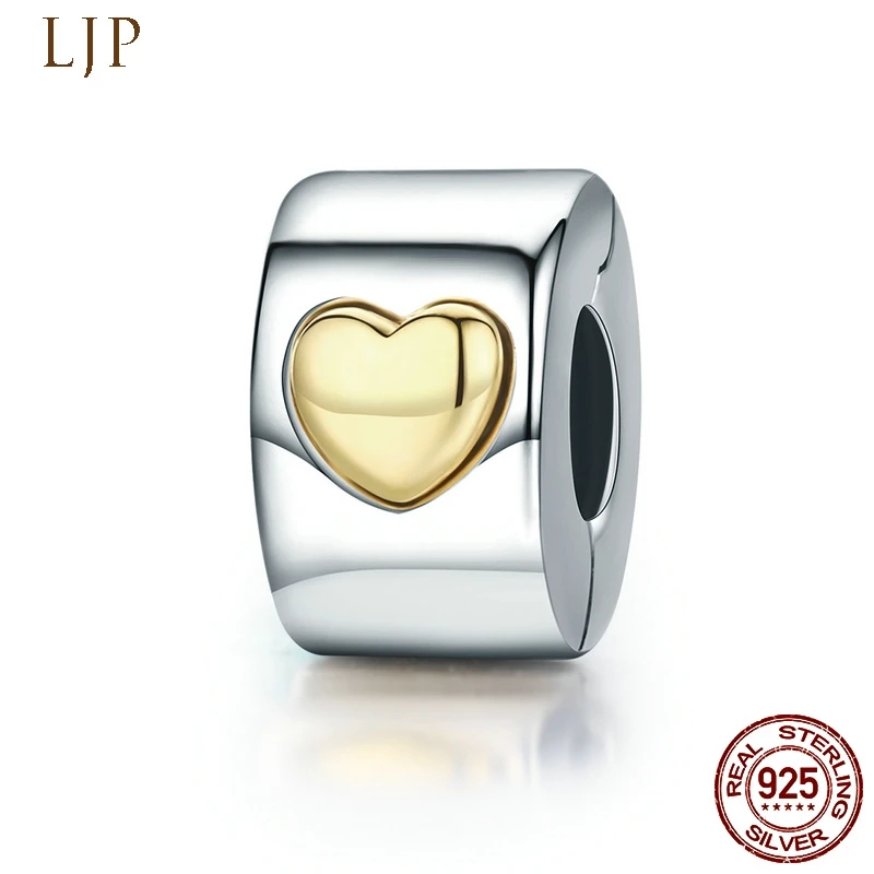 2020 new Everbling Jewelry Classic Heart Clip fit Original Pandora Bracelet Charms | Украшения и аксессуары