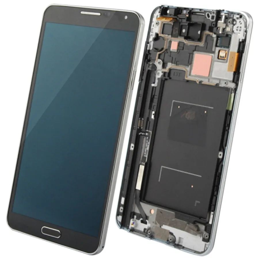 IPartsBuy 3 в 1 Оригинальный ЖК-дисплей + рамка сенсорная панель для Galaxy Note III / N9005 4G LTE |