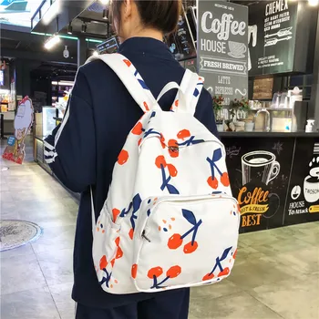 

College Students' backpack junior high school students' printed small fresh campus Backpack