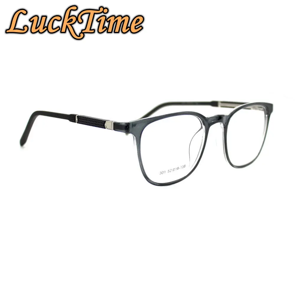 

LuckTime Fashion Retro Glasses Frame Men Women Unisex Square Myopia Glasses Frame Lucky Time Prescription Eyeglass frames #301