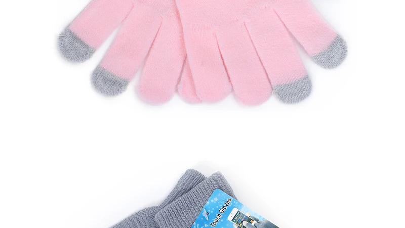 2019 новые трикотажные перчатки для мужчин и женщин, зимние перчатки с сенсорным экраном, наружные Хлопковые варежки для вождения