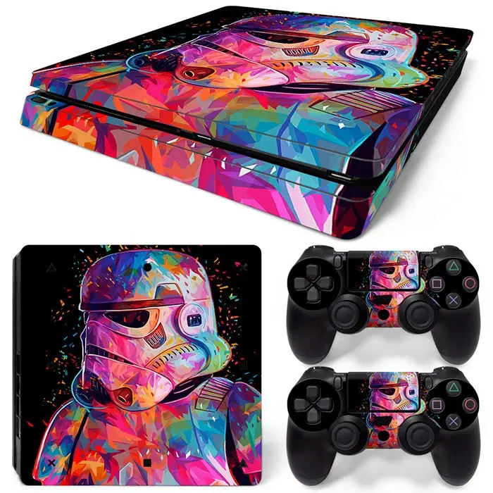 5487 Для PS4 тонкая консоль и контроллеры наклейки для PS4 тонкая кожа Наклейка для ps4 тонкая виниловая наклейка - Цвет: 5487