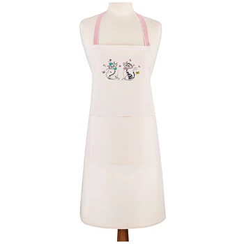

Apron Sweet Couple, Beige, 50% Cotton, 50% PE, Embroidery