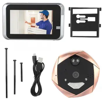 

720P Wifi Smart Door Viewer Video Doorbell Security Real-time Video Camera Digital Door Camera