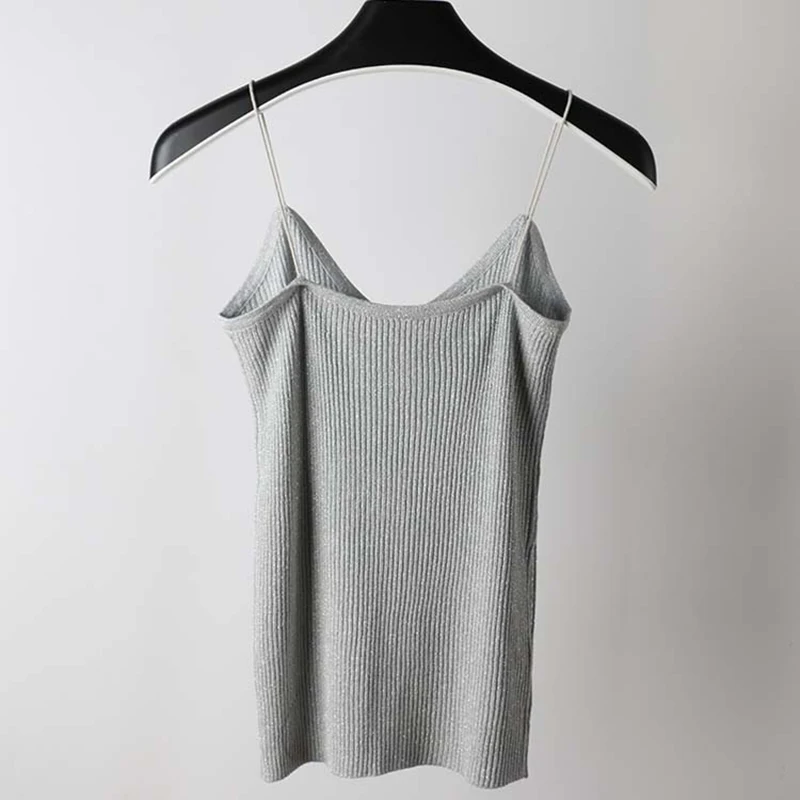 Кроп топы GOPLUS 2021 Tamls Camis Camisole tank Moda Mujer вязаная футболка без рукавов Футболка Blosas