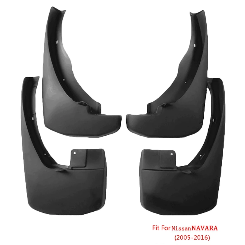 Переднее заднее брызговик 4WD для Nissan Frontier 2005- 4X черный