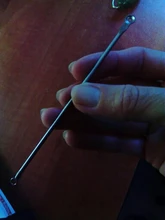 Agujas de acero inoxidable para eliminar espinillas y acné, 1 Uds., cuidado de la piel facial, limpiador de poros y granos, herramientas de belleza