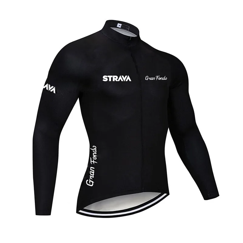 only jersey 08 Весенне-осенняя Спортивная одежда для велосипеда с длинными рукавами Мужская профессиональная команда Велоспорт Джерси велосипедная форма быстросохнущая MTB гоночная одежда Y091803 - Цвет: only jersey 08