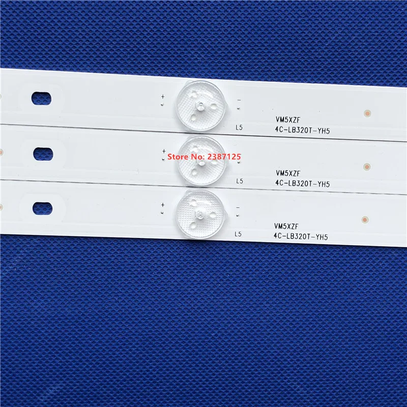 TOT_32B2500-3X7 006-P2K1908B 4C-LB320T-YH5 Ph32f33dg Ph32f33 32L2303C 32L2308C LE32M12 LE32M16 LE32M12B용 LED 스트립 7램프