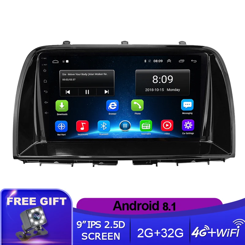 

9'' IPS For Mazda CX5 CX-5 CX 5 2012 2015 Car Radio Multimedia Video Player Navigation GPS Android 8.1 No 2din Dvd Player