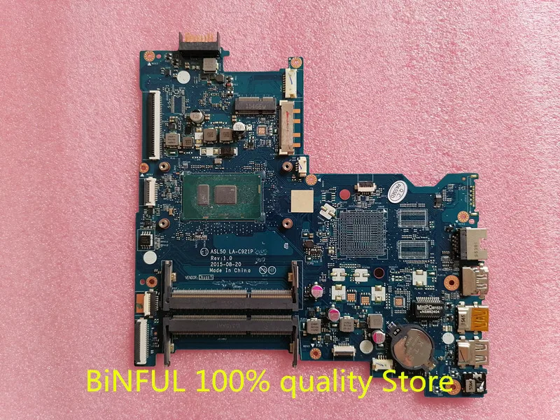 Материнская плата для ноутбука HP 15-AC 15T-AC100 828184-501 828184-001 828184-601 ASL50 LA-C921P DDR3 W/ i5-6200U CPU |