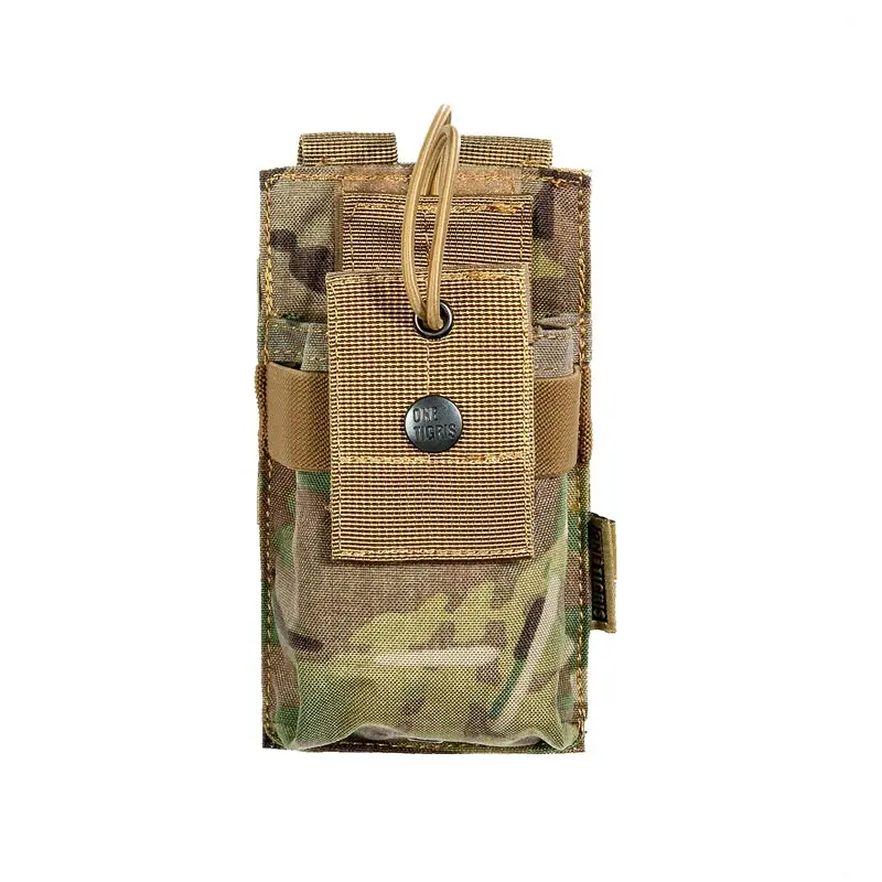 OneTigris тактический MOLLE РАДИОТЕЛЕФОНА Walkie Talkie “иди и чехол для BaoFeng UV-5R BF-F8 UV-82 страйкбол охотничий чехол для переноски/крышка объектива/нейлон - Цвет: Mulitcam