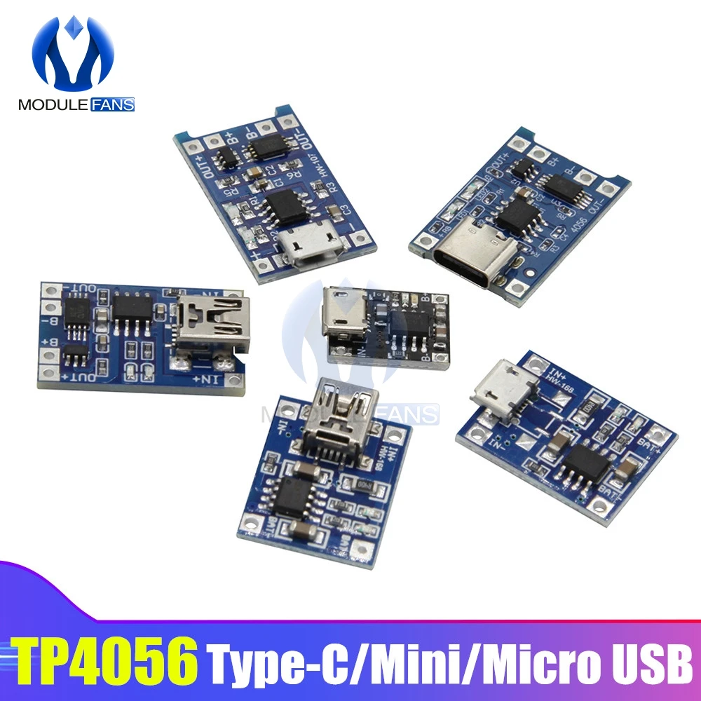 10Pcs/set 5V Micro USB 1A 18650 Lithium Battery Charging Board Charger Module TO 10Pcs/set 5V Micro USB 1A 18650 Lithium Battery Charging Board Charger Module TO