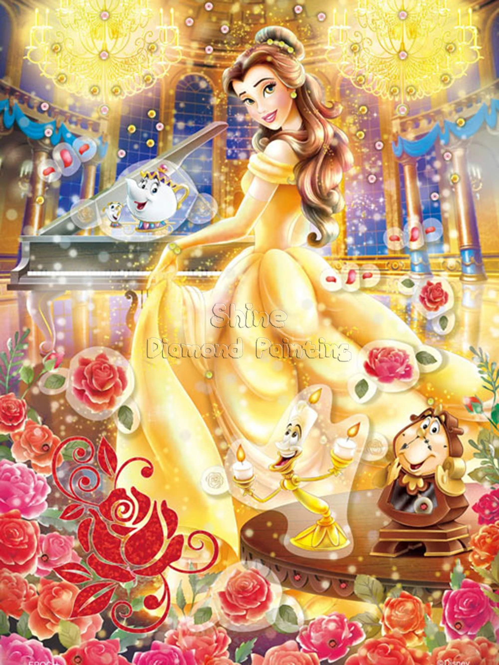 5D Diamond Painting Disney Cartoon Princess New Arrivals “Beauty and the  Beast” Hobby Art DIY Mosaic Full Drill Home Decoration