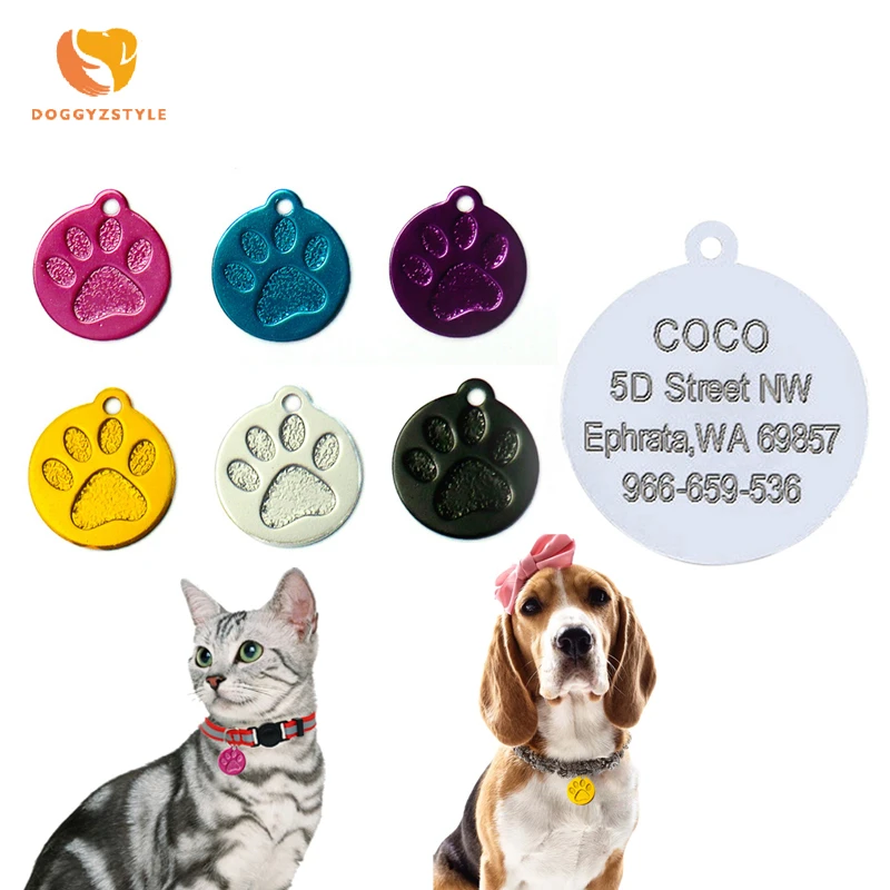 engraved pet tags