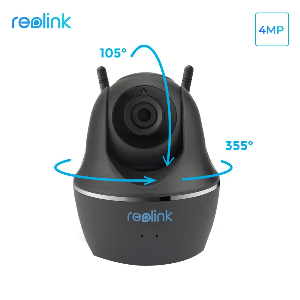 Reolink 4MP камеры безопасности с 2,4G/5G wifi Pan/наклон 2-полосная аудио ip камера Слот для карты SD ip камера C1 Pro