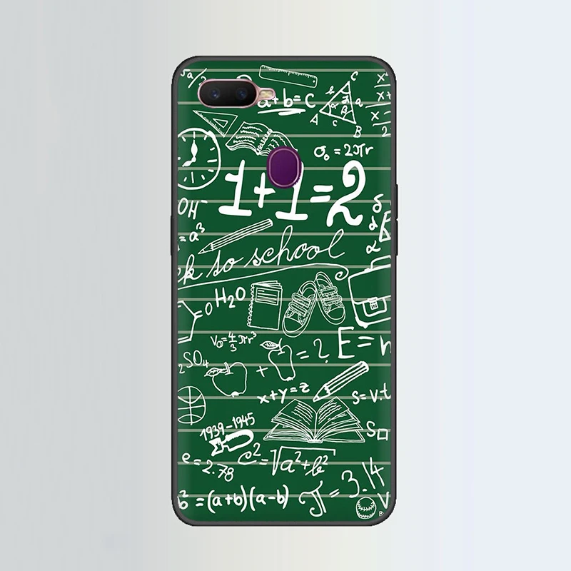 B8 Физическая формула E = mc2 Мягкий силиконовый чехол для телефона OPPO A1K A5 A9 K5 Reno Z 2 10X Ace 2Z 2F Realme 2 A5 3 5 pro Q X LiteXT X2 - Цвет: B8