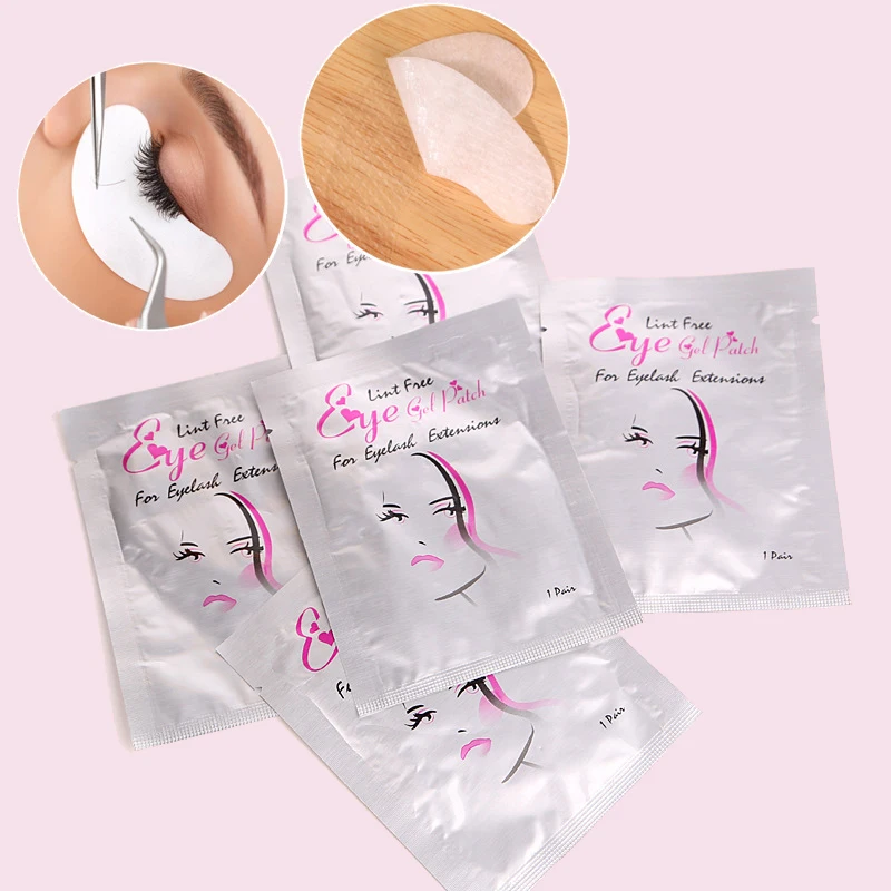 Maynice 50 100 Eyelash Extension Eye Pads Gel Patch Grafting Eyelashes Under Eye Patches Lash Extension 2
