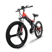На заказ 26 дюймов складной горный электрический велосипед 48 в 500 Вт высокоскоростной Электрический велосипед с литиевой батареей для путешествий 40 км/ч