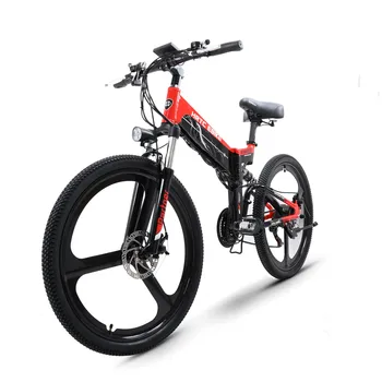 

Custom 26inch folding electric mountain bicycle 48V 500W high speed ebike lithium battery Travel assisted electric bike 40km/h