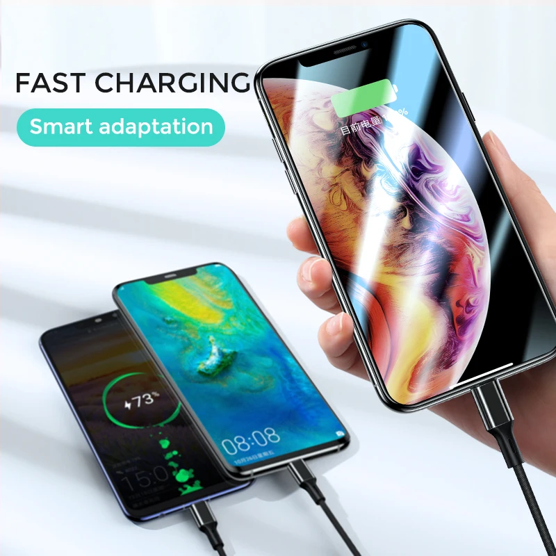 Joyroom USB кабель для iPhone samsung Xiaomi Быстрая зарядка 3 в 1 микро USB кабель 2 в 1 для Android USB TypeC кабель для мобильного телефона