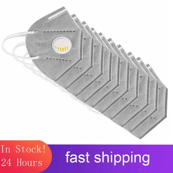

Black Gray Valve Face Mask FFP2 Mouth Caps Filter KN95 Mask Anti Dust Face Mouth Masks KN95 Facial FFP2 Masks Dustproof
