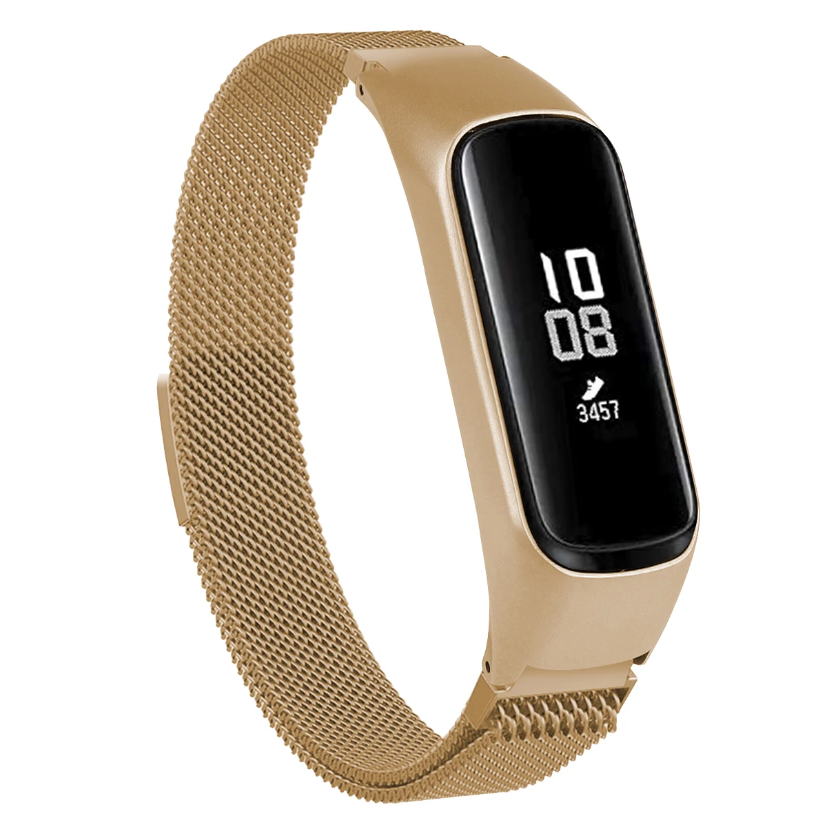 Для samsung Galaxy Fit E ремешок для часов наручные металлические стальные плетеные магнитные всасывающие миланские часы ремешок Браслет